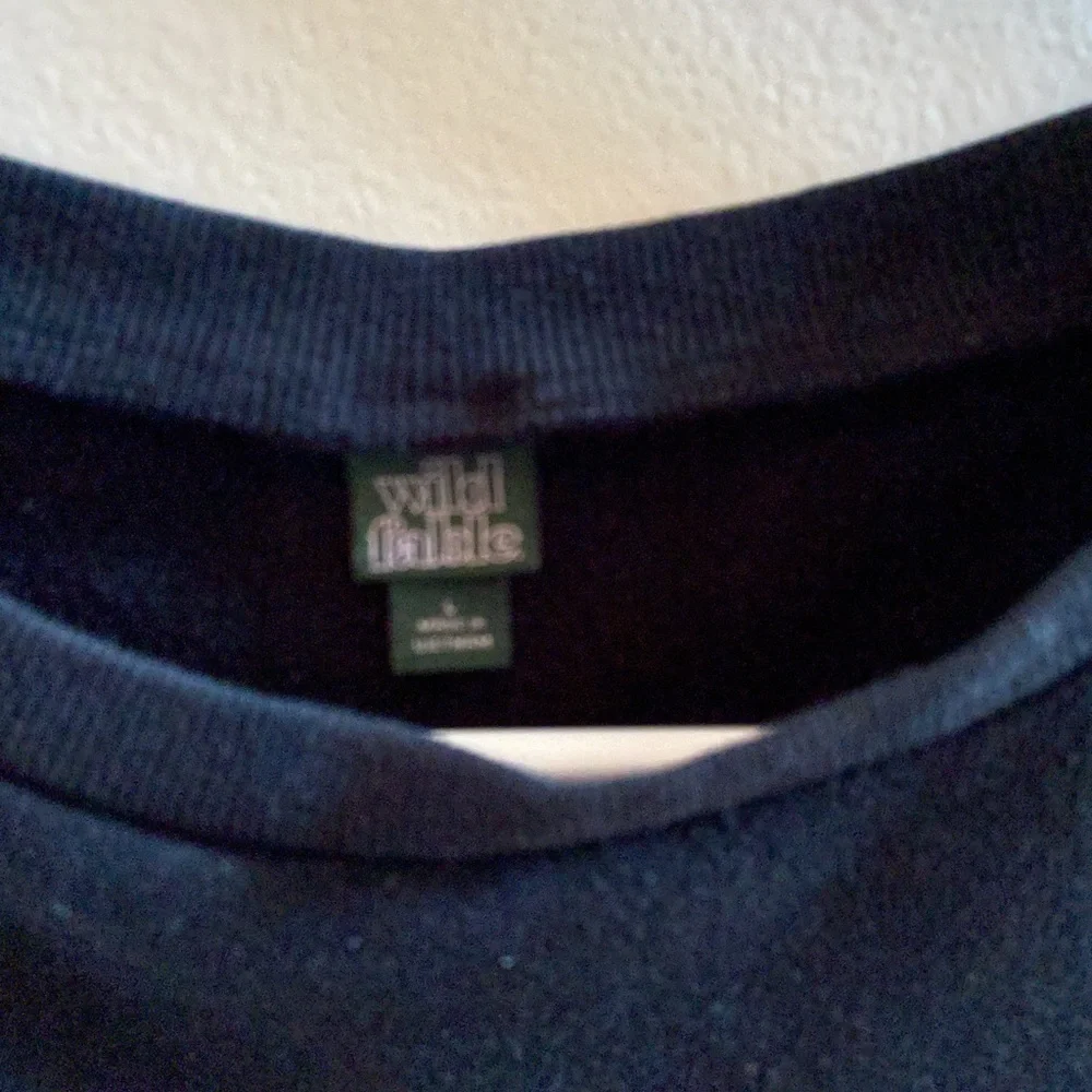 Black long sleeve top - Picture 3 of 3